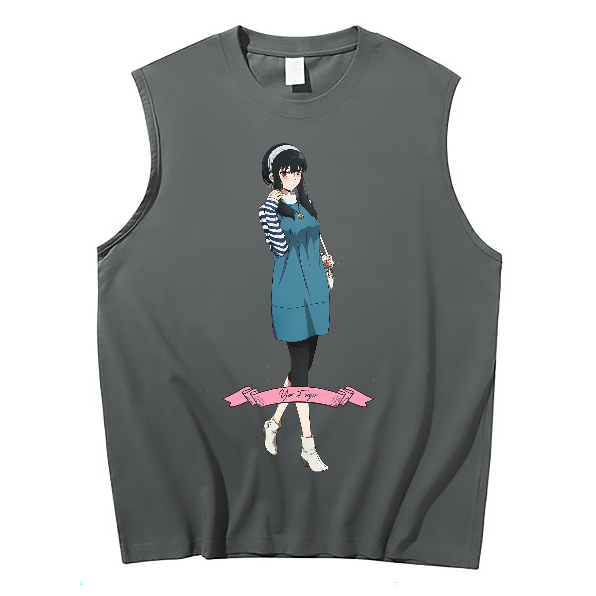 （画像用） SPY×FAMILY间谍家家酒 コットン100％タンクトップ（フロントプリント）